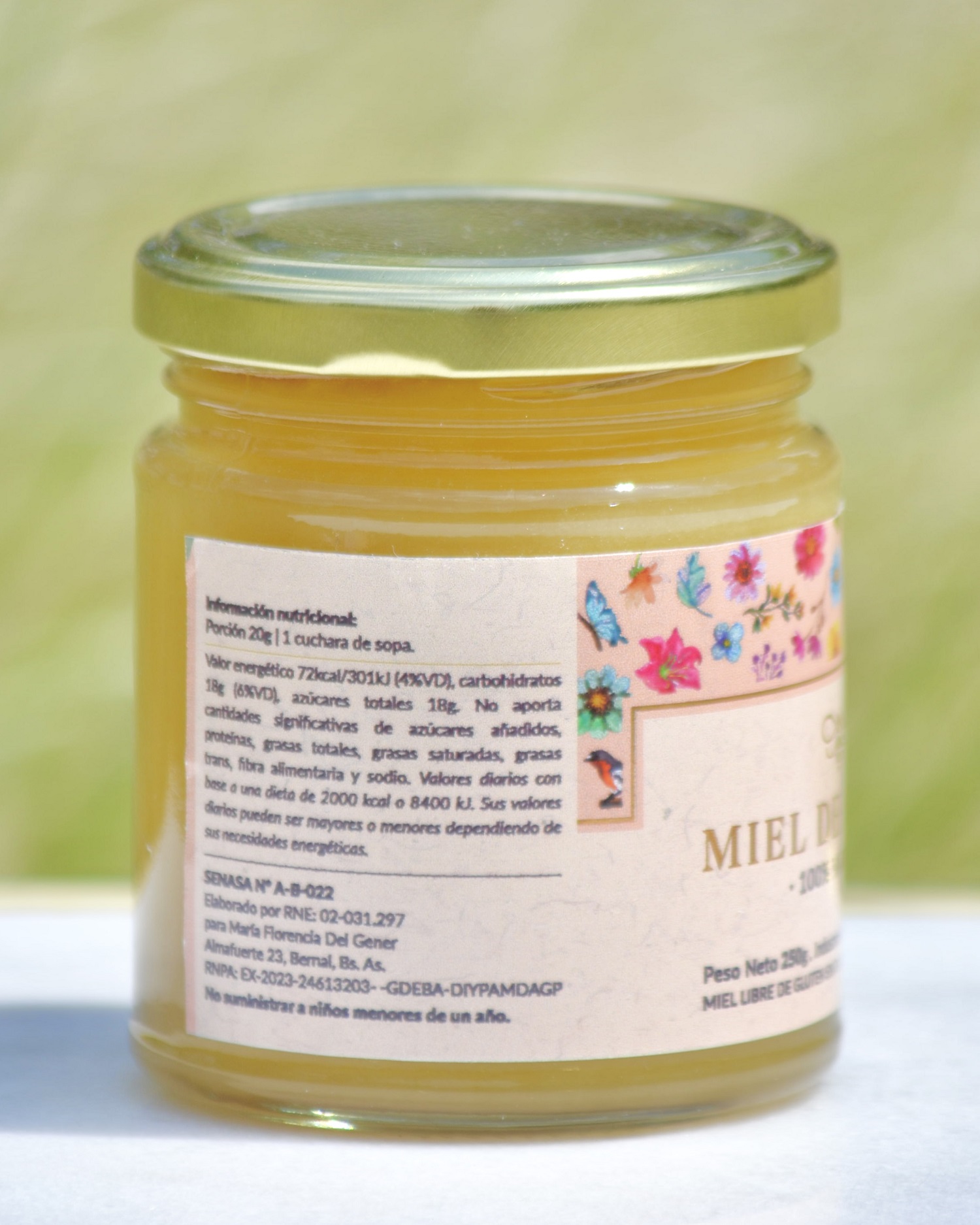 Miel de Campo 250 gr - Sin TACC - Imagen 3