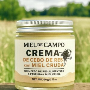 PREVENTA CREMA FACIAL DE SEBO DE RES con miel cruda